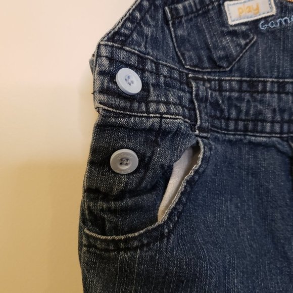 DISNEY Boy's Embroidered Winnie The Pooh Denim Overalls - Baby Size: 3 Months - Picture 3 of 11